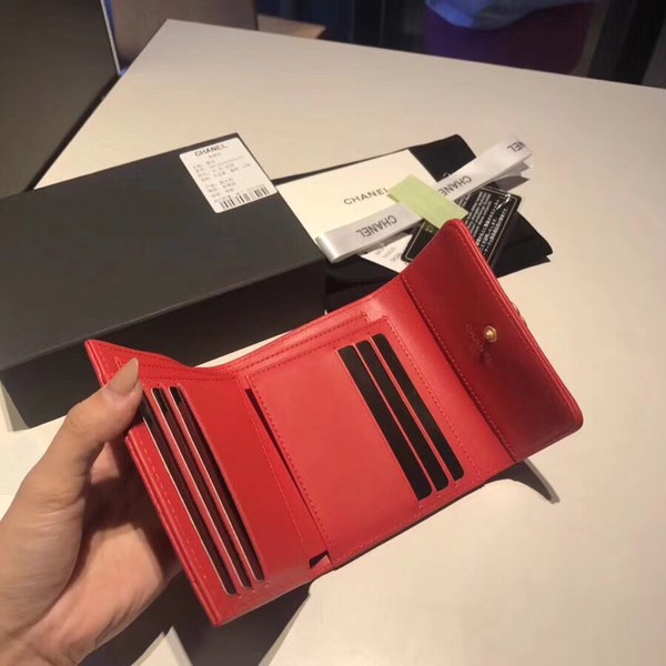 샤넬지갑 양가죽  금장 11CM AS87555