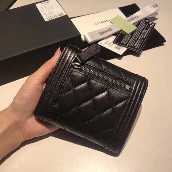 샤넬지갑 양가죽  은장 11CM AS87555