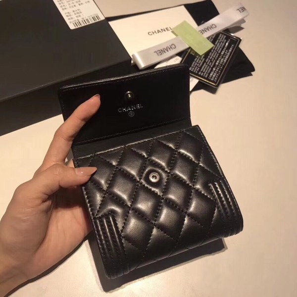 샤넬지갑 양가죽  은장 11CM AS87555