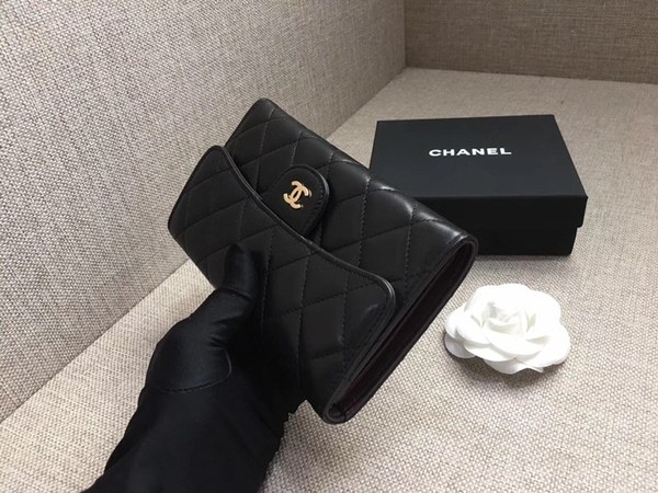Chanel 샤넬 램스킨 장지갑 c661