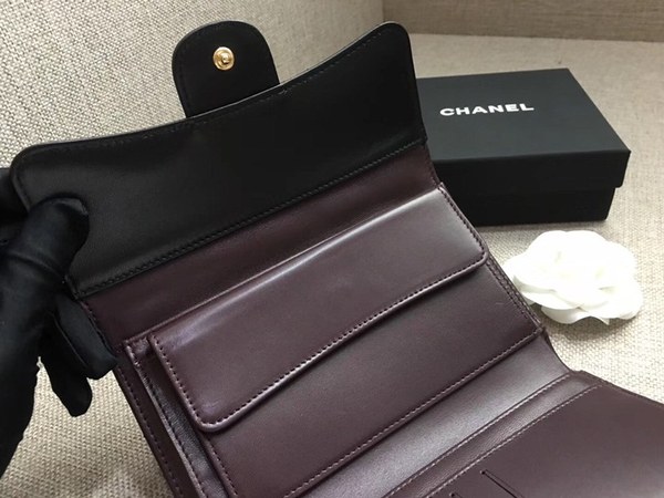 Chanel 샤넬 램스킨 장지갑 c661