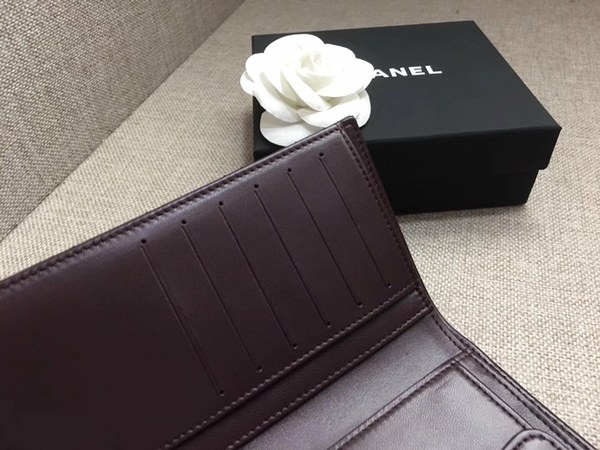 Chanel 샤넬 램스킨 장지갑 c661