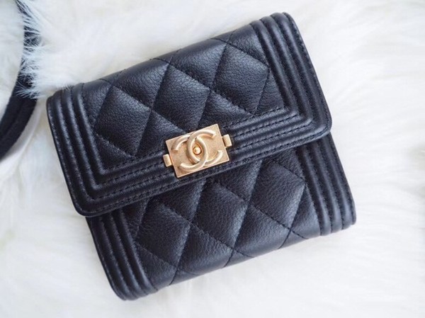 30위 Chanel 샤넬 레이보이 반지갑 A80734 블랙