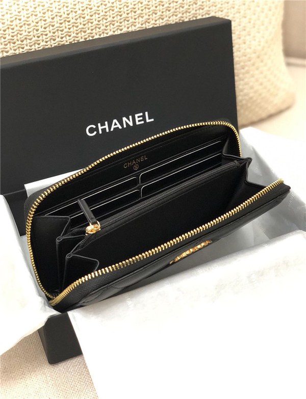 32위 CHANEL 샤넬 지퍼 장지갑 AP0946 신상