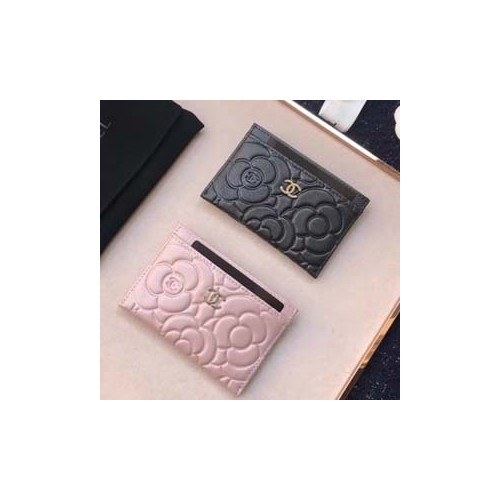 (미러급) 샤넬 cc로고 까멜리아 카드지갑