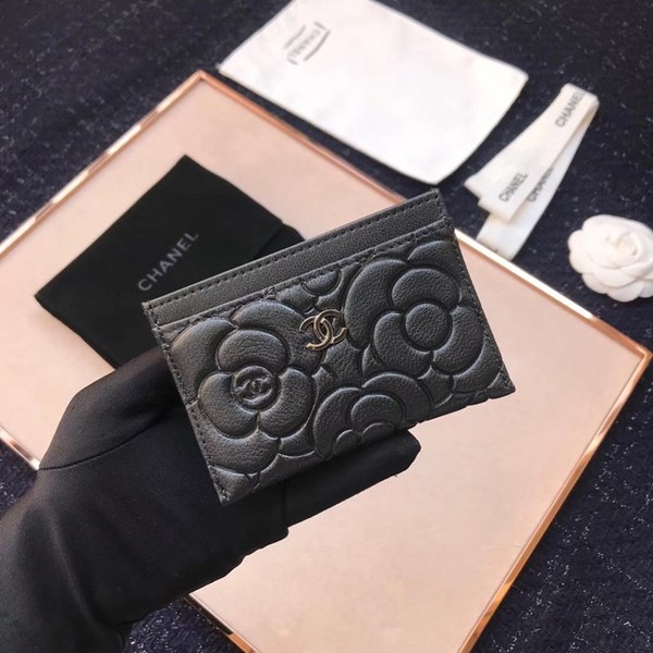(미러급) 샤넬 cc로고 까멜리아 카드지갑