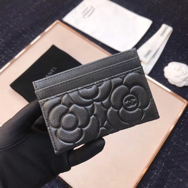 (미러급) 샤넬 cc로고 까멜리아 카드지갑