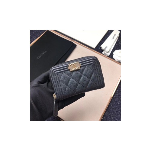 16위 Chanel 샤넬 캐비어 보이 카드지갑