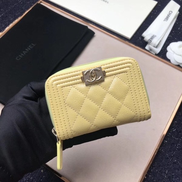 16위 Chanel 샤넬 캐비어 보이 카드지갑