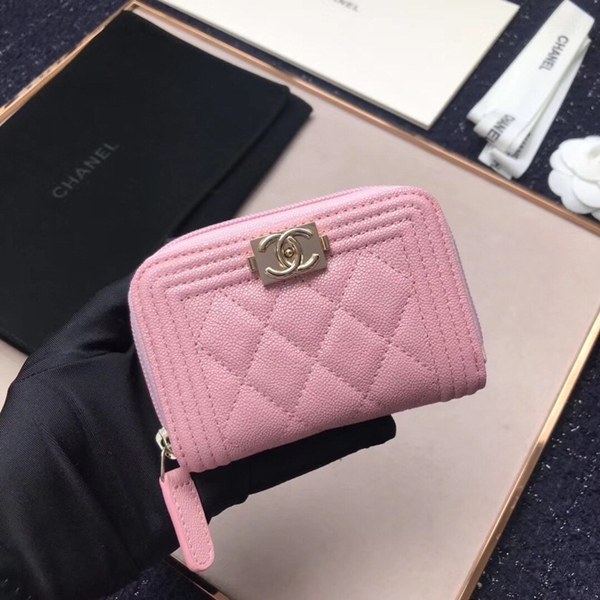 16위 Chanel 샤넬 캐비어 보이 카드지갑