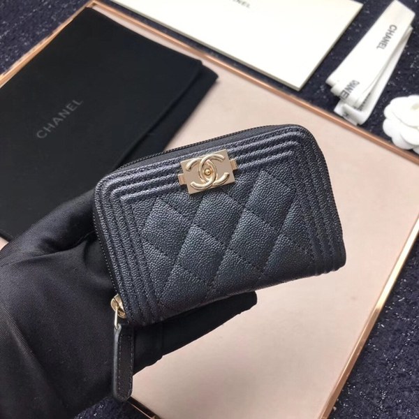 16위 Chanel 샤넬 캐비어 보이 카드지갑