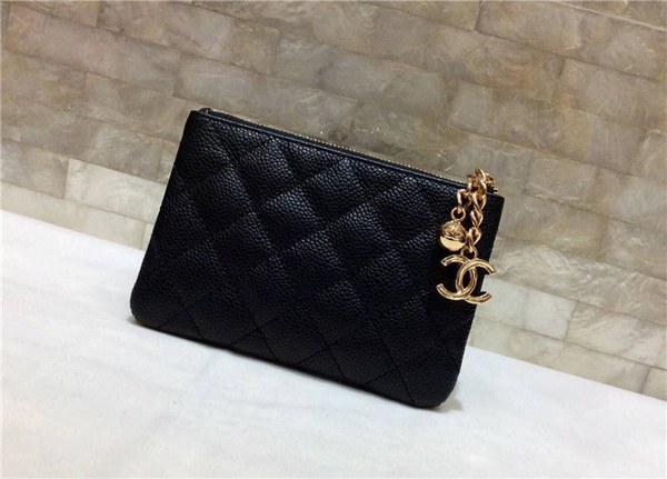 샤넬 케비어 금장 동전&카드지갑 AS1009-2