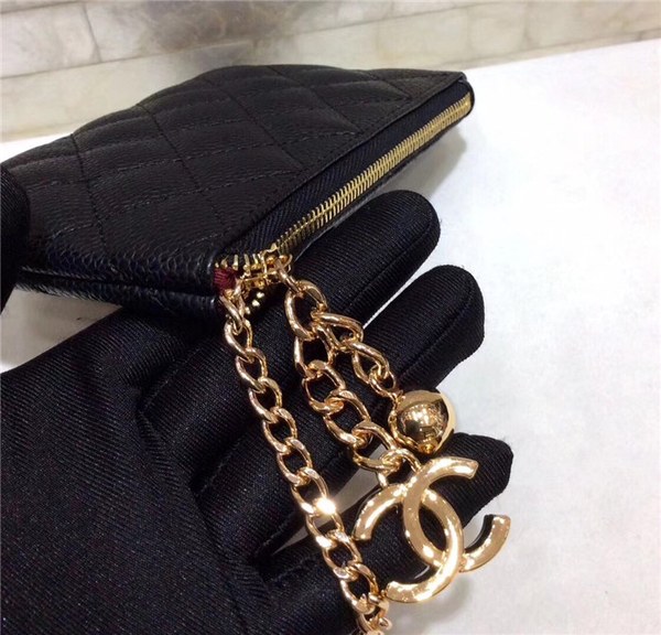 샤넬 케비어 금장 동전&카드지갑 AS1009-2