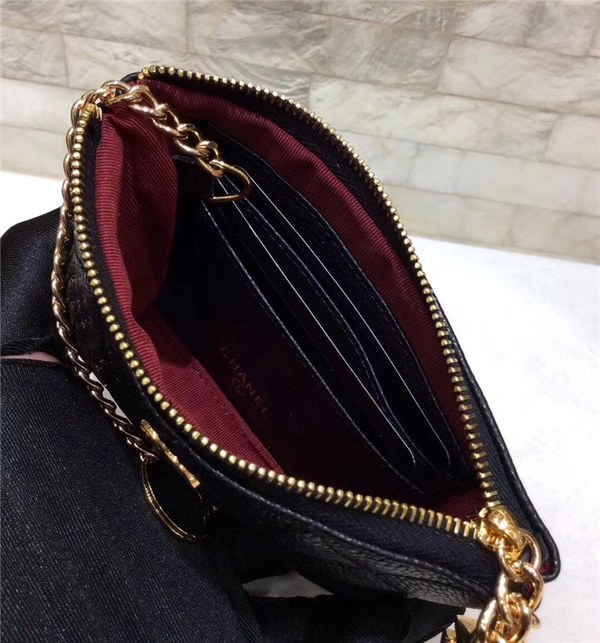 샤넬 케비어 금장 동전&카드지갑 AS1009-2