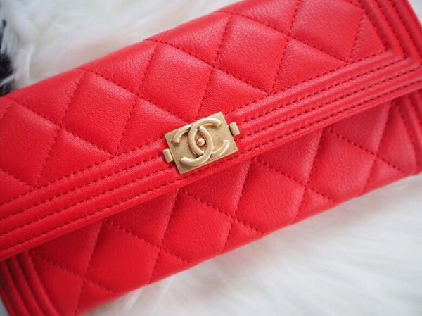 샤넬보이 장지갑 7742066 레드