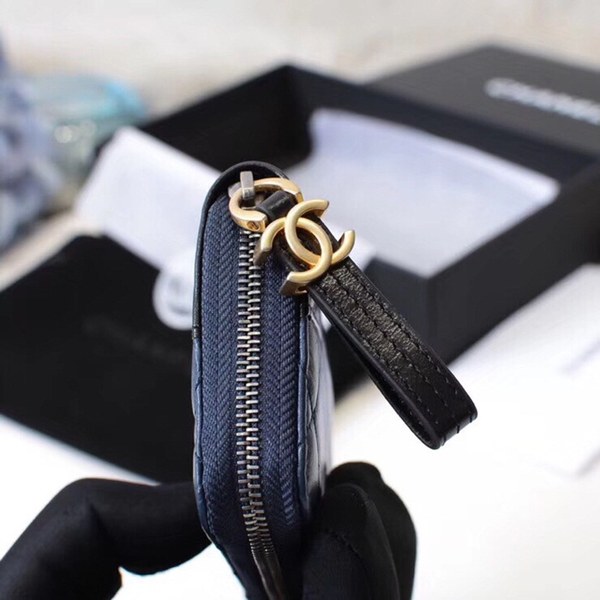 신상 샤넬 가브리엘 카드지갑 네이비