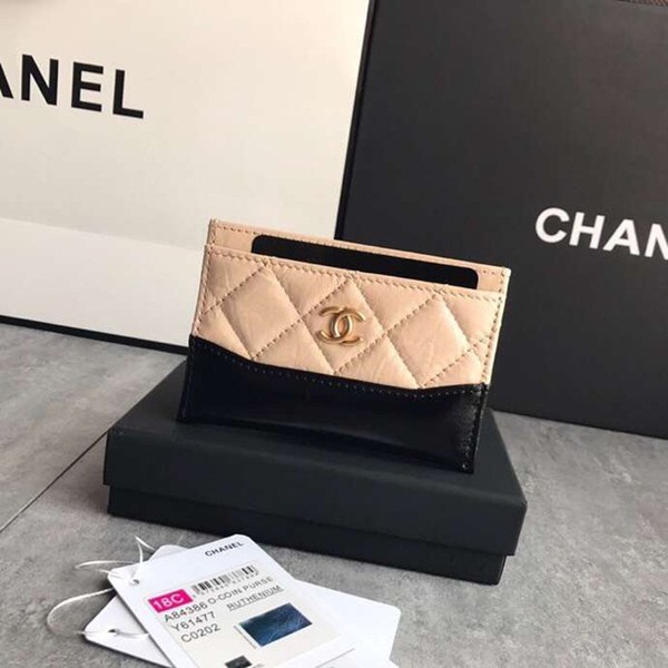 샤넬 가브리엘 카드지갑 베이지