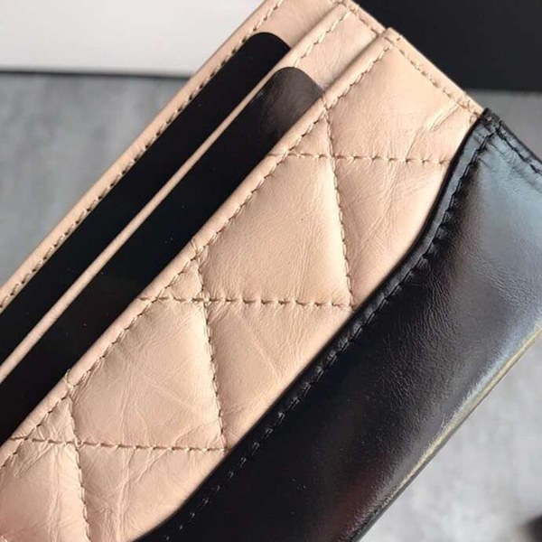 샤넬 가브리엘 카드지갑 베이지