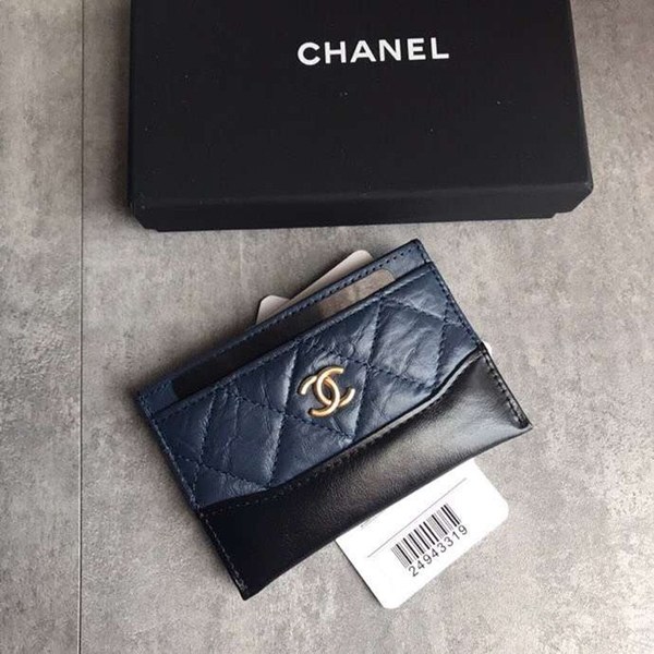 샤넬 가브리엘 카드지갑 블루