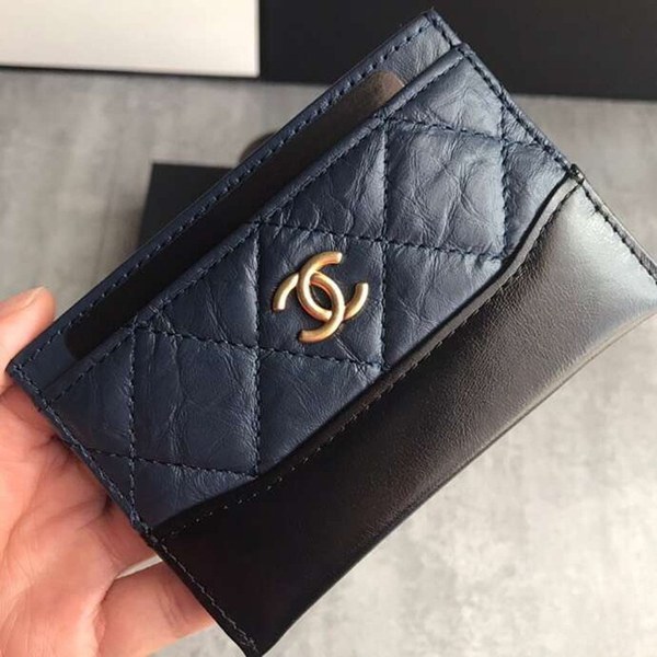 샤넬 가브리엘 카드지갑 블루