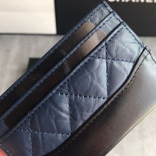 샤넬 가브리엘 카드지갑 블루