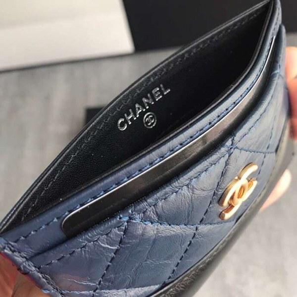 샤넬 가브리엘 카드지갑 블루