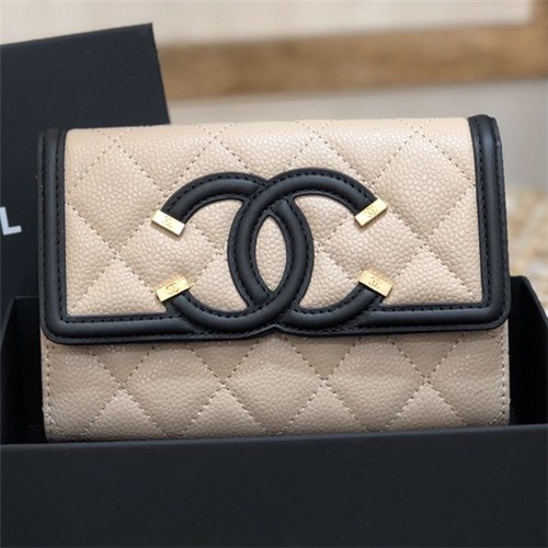 Chanel 2021 Women's Leather Wallet,15cm