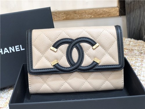 Chanel 2021 Women's Leather Wallet,15cm