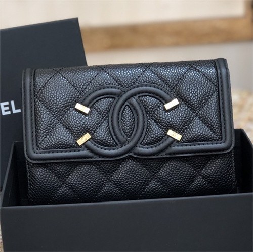 Chanel 2021 Women's Leather Wallet,15cm