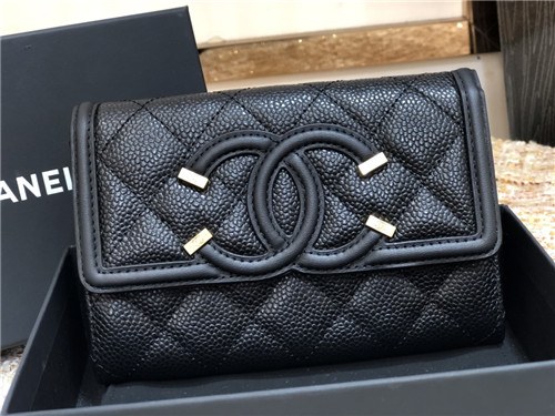 Chanel 2021 Women's Leather Wallet,15cm