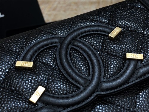 Chanel 2021 Women's Leather Wallet,15cm