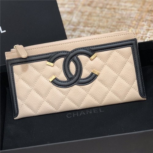 Chanel 2021 Women's Leather Wallet,19cm