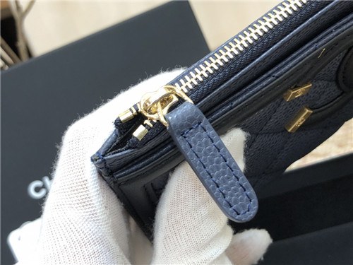 Chanel 2021 Women's Leather Wallet,19cm