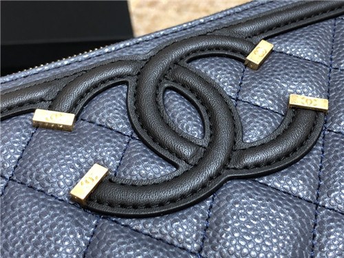 Chanel 2021 Women's Leather Wallet,19cm