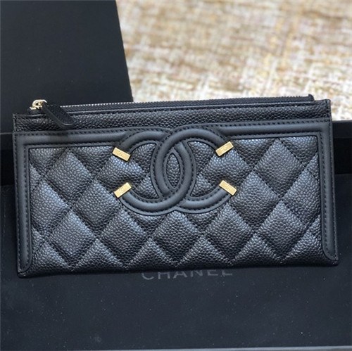 Chanel 2021 Women's Leather Wallet,19cm