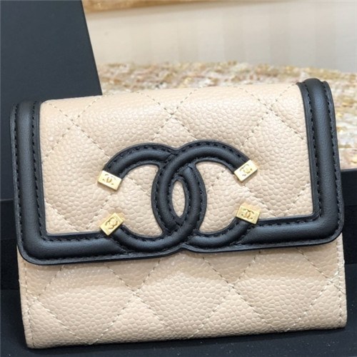 Chanel 2021 Women's Leather Coin purse/Card purse,11cm