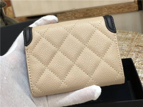 Chanel 2021 Women's Leather Coin purse/Card purse,11cm