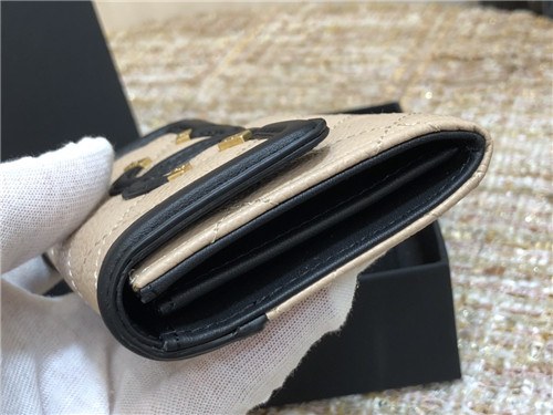 Chanel 2021 Women's Leather Coin purse/Card purse,11cm