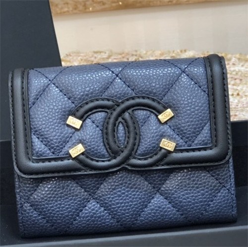 Chanel 2021 Women's Leather Coin purse/Card purse,11cm