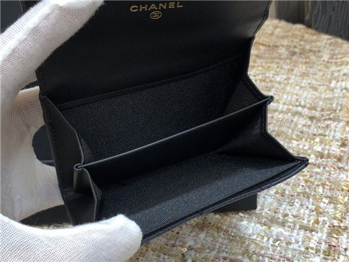 Chanel 2021 Women's Leather Coin purse/Card purse,11cm