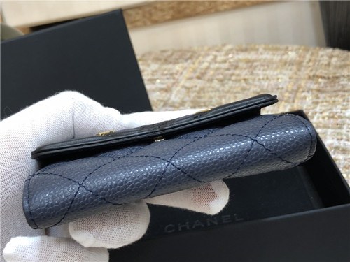 Chanel 2021 Women's Leather Coin purse/Card purse,11cm