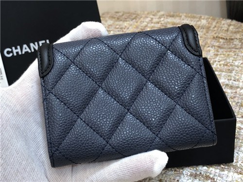 Chanel 2021 Women's Leather Coin purse/Card purse,11cm