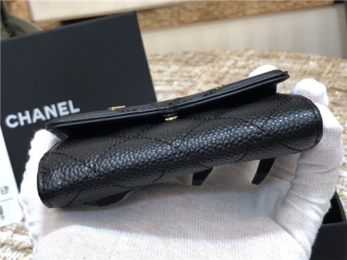 Chanel 2021 Women's Leather Coin purse/Card purse,11cm