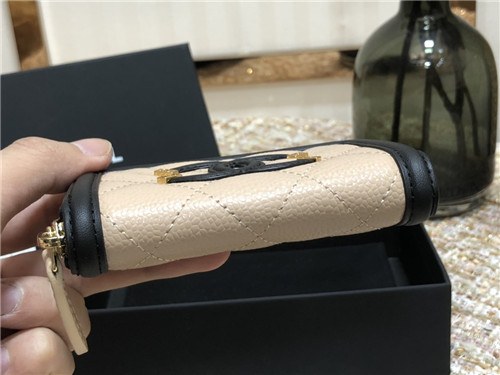 Chanel 2021 Women's Leather Coin purse/Card purse,11cm