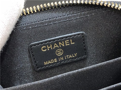 Chanel 2021 Women's Leather Coin purse/Card purse,11cm