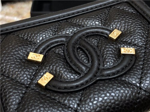 Chanel 2021 Women's Leather Coin purse/Card purse,11cm