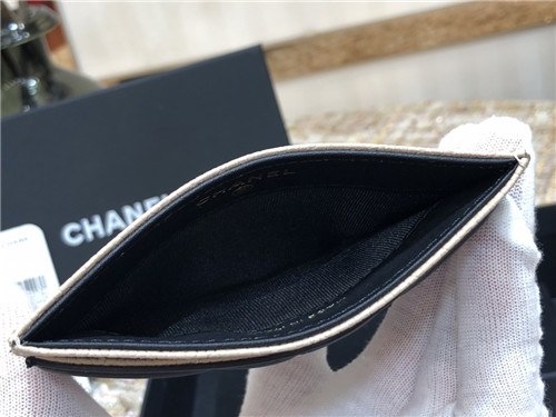 Chanel 2021 Women's Leather Card purse,11cm