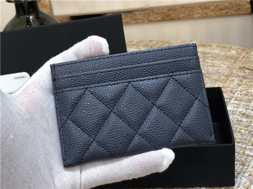 Chanel 2021 Women's Leather Card purse,11cm
