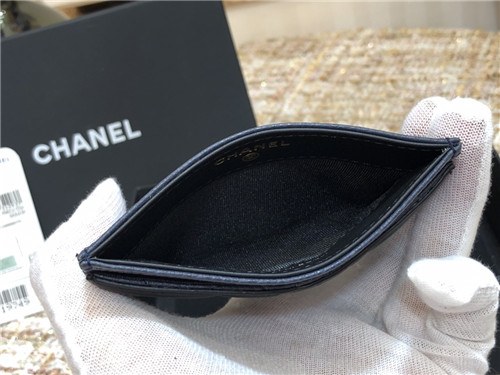 Chanel 2021 Women's Leather Card purse,11cm