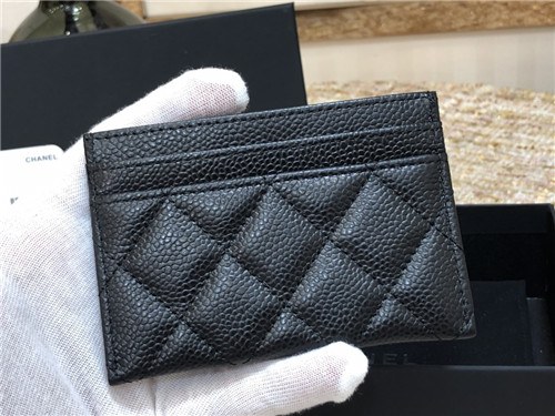 Chanel 2021 Women's Leather Card purse,11cm